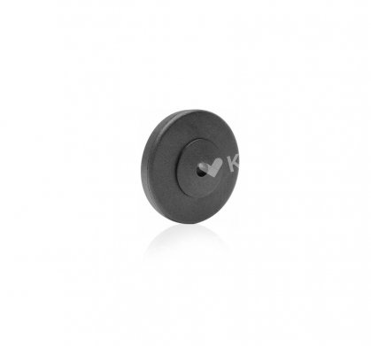 50 MM ANTITIP WHEEL  BLACK NYLON, HUB 10 MM