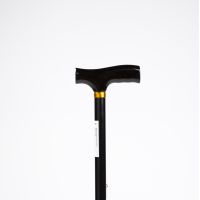 ALUMINIUM  WALKING STICK (WOODEN HANDLE)