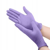 DISPOSABLE NITRILE GLOVES, SIZE L PACK OF 100 PCS