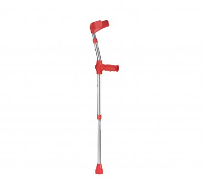 ELBOW CRUTCH FOR CHILDREN RED