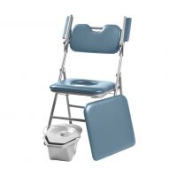 FOLDABLE COMMODE