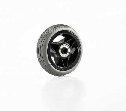 FRONT CASTER PU GREY, SIZE 100X30 MM