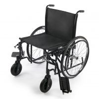 HEAVY DUTY WHEELCHAIR STEELMAN XL, SIZE 51 CM