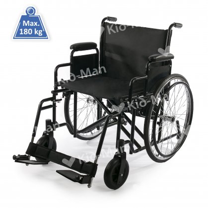 RENT OF THE WHEELCHAIR FOR HEAVYWEIGHT PEOPLE, SIZE 51 CM (15 DAYS)